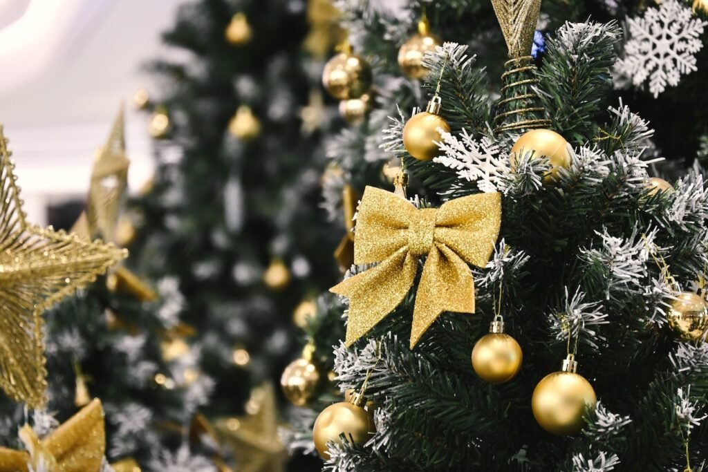 Beautifully decorated Christmas trees for silent auction at Festival of Trees Red Deer