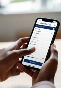 Submitting a claim using the Alberta Blue Cross member app
