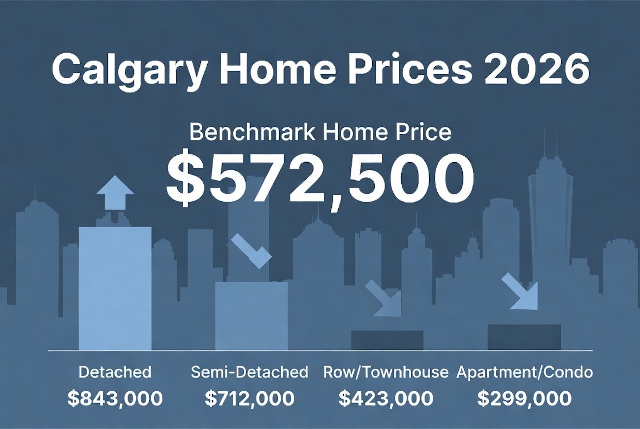Calgary benchmark home prices and housing market trends 2026