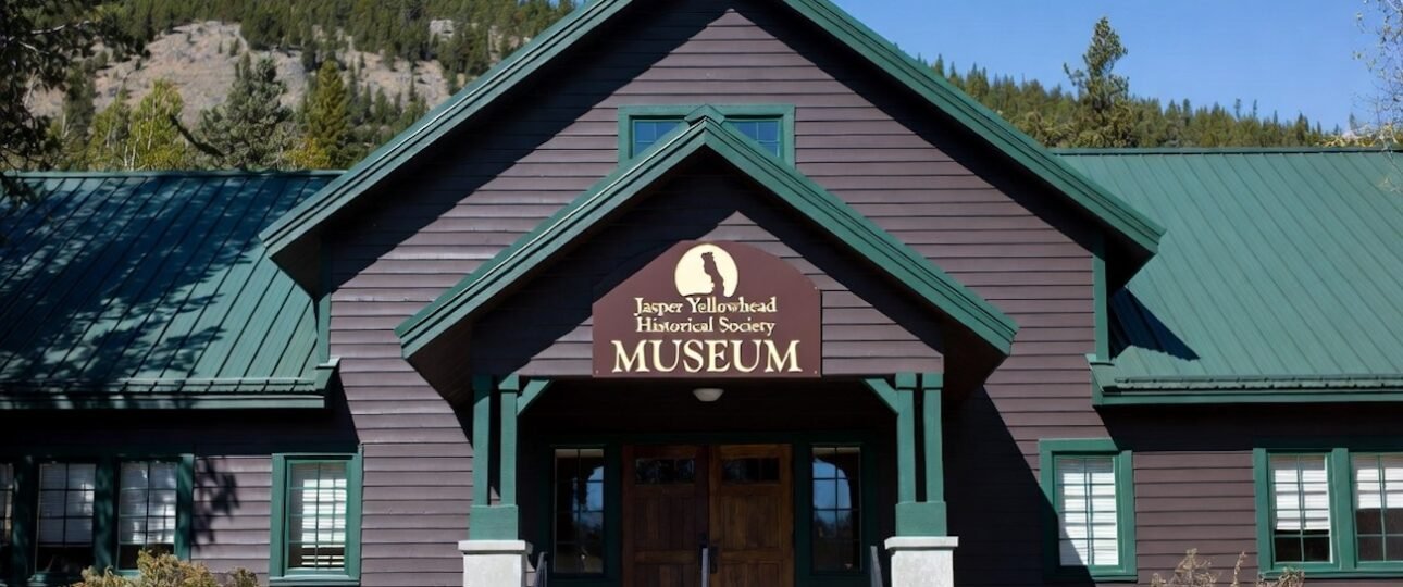 Jasper Yellowhead Museum and Archives exterior in Jasper Alberta