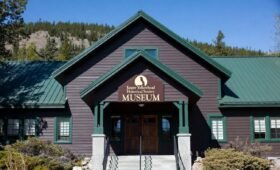 Jasper Yellowhead Museum and Archives exterior in Jasper Alberta