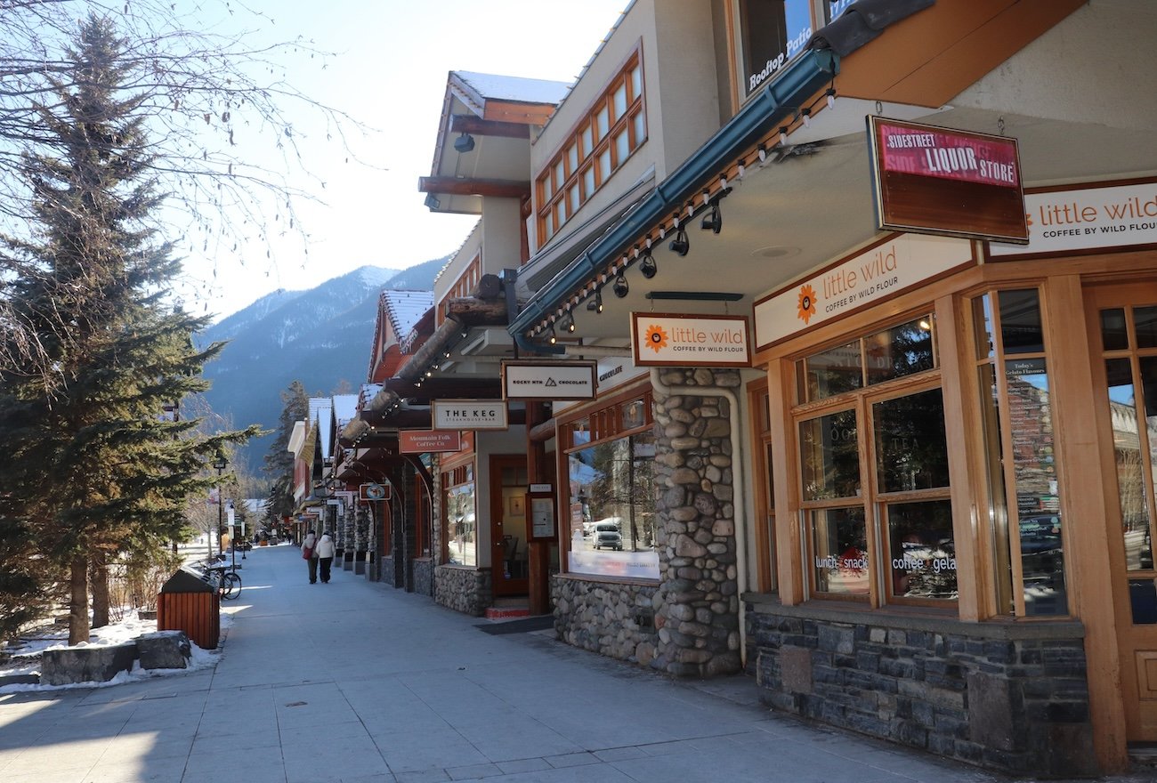 Valemount British Columbia town stop on the Jasper to Kamloops drive