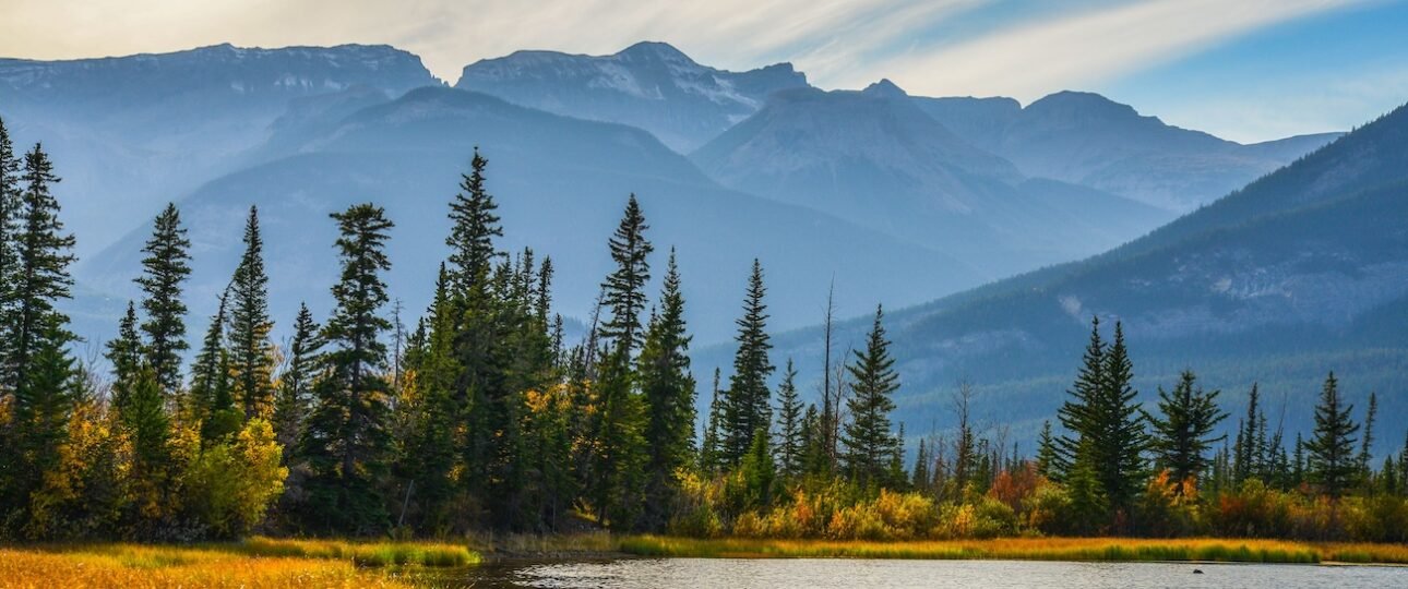 Valley of the Five Lakes Jasper turquoise lakes and mountain views after the 2024 wildfire