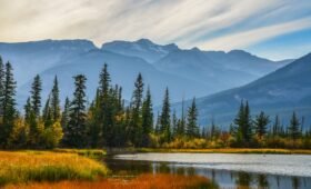 Valley of the Five Lakes Jasper turquoise lakes and mountain views after the 2024 wildfire
