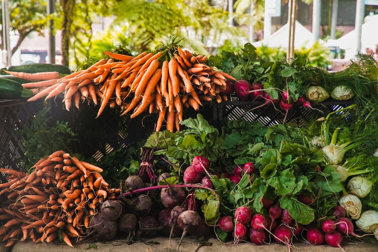 Fresh local vegetables, baking and preserves at Innisfail Farmers Market