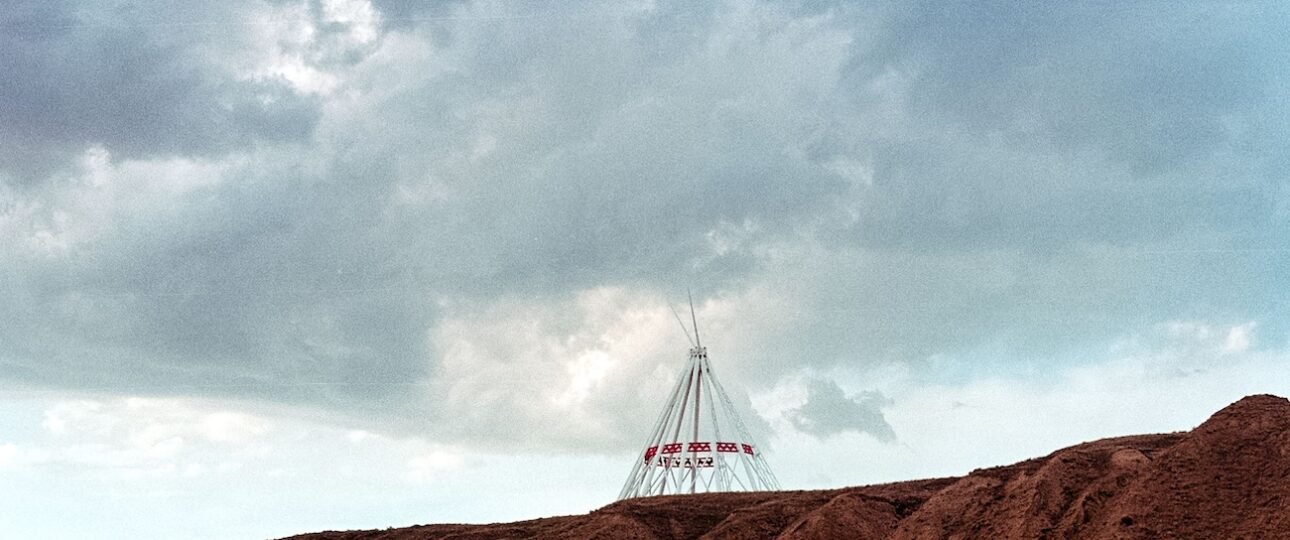 Saamis Tepee in Medicine Hat, the world’s tallest teepee standing 215 feet tall